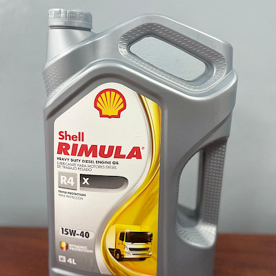 Aceite de motor Shell Rimula 15W-40 4L