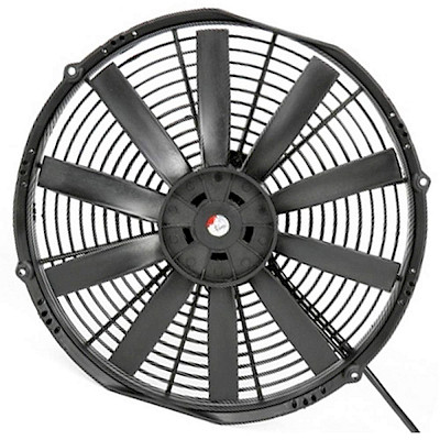 Abanico Universal 14" 12V Alta Eficiencia