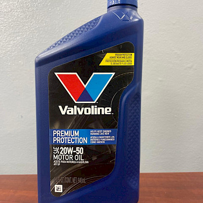 Aceite de motor Valvoline SAE 20W-50